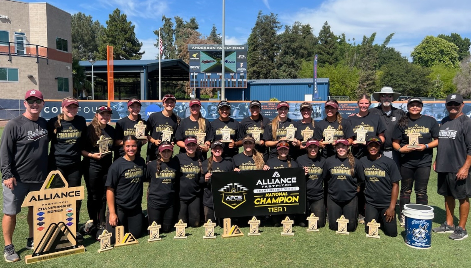 OC Batbusters-Stith and OC Batbusters-K. Stith won the 18U and 16U Alliance national championships in 2023.