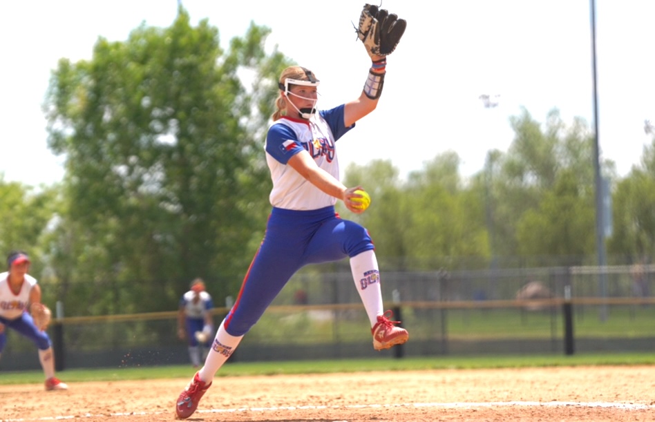 ACTION - 1 - Madi Doty in the circle for the Texas Glory as she went an incredible 37-0.