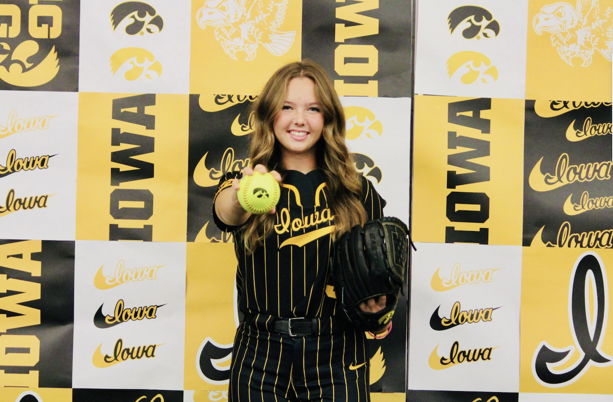 Carly Potts, a talented 2026 pitcher from Indiana, gave her verbal commit to Iowa coaches on Sunday, Sept. 17, 2024