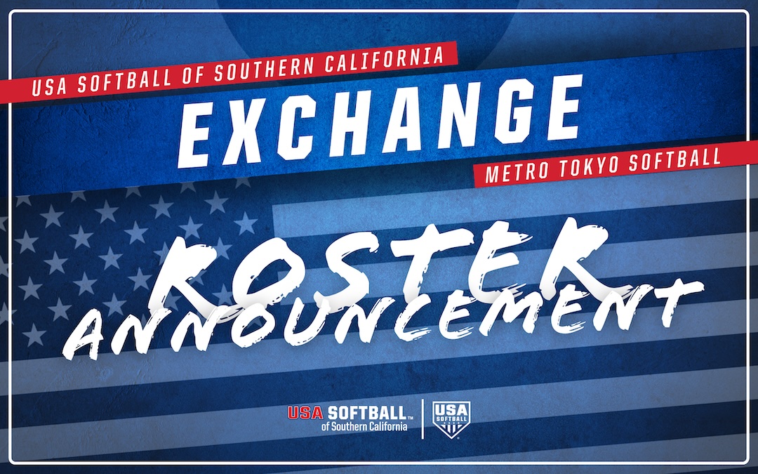 USA Softball has announced the three coaches and 15 players who will compete on the SoCal U-18 Women’s All-Star Team at the Tokyo Exchange event the first weekend in October GOOD!!!!!!!