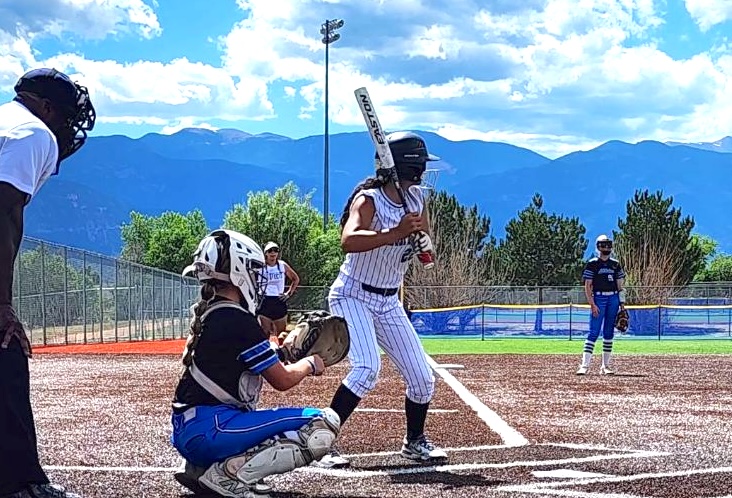 ACTION - 83 - Delilah Rodriguez at the plate for the Chicago Prospects