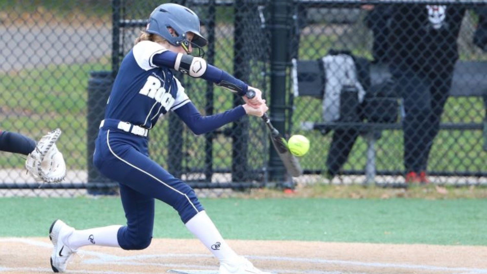 ACTION - Erin Ruddell connects on the pitch while playing for her Newton Rock16U travel team