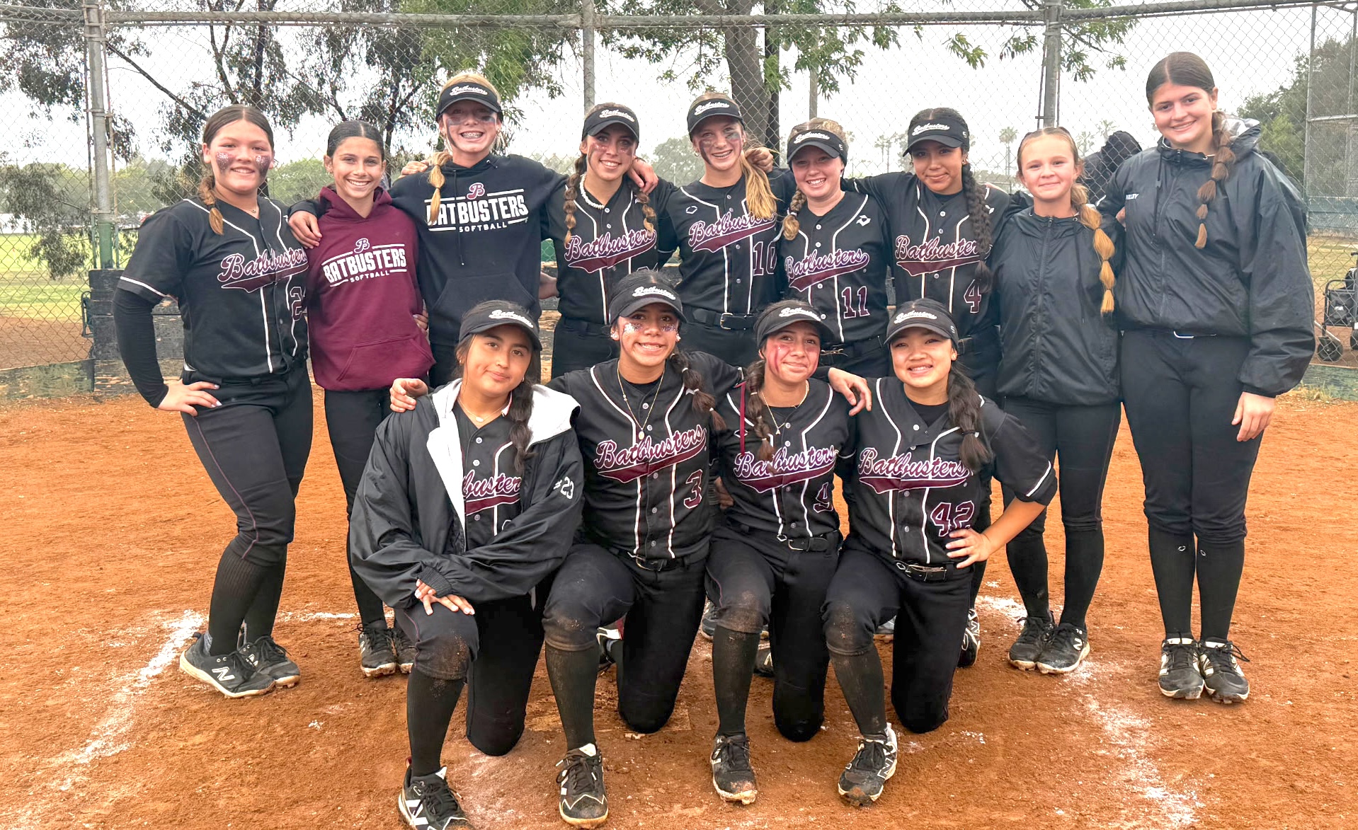 Plenty of reasons to smile for the Batbusters - Byrd team after its exciting championship wip at the OnDeck Juniors tourney over the weekend