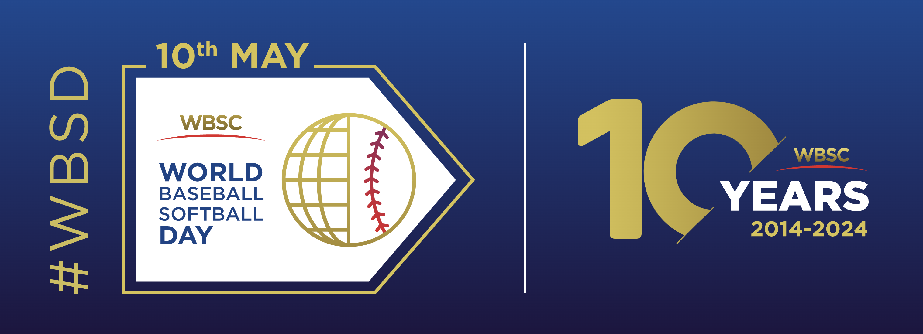 World Baseball Softball Day logo 05.10.25