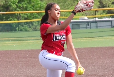 Morgan Maxwell pitching'