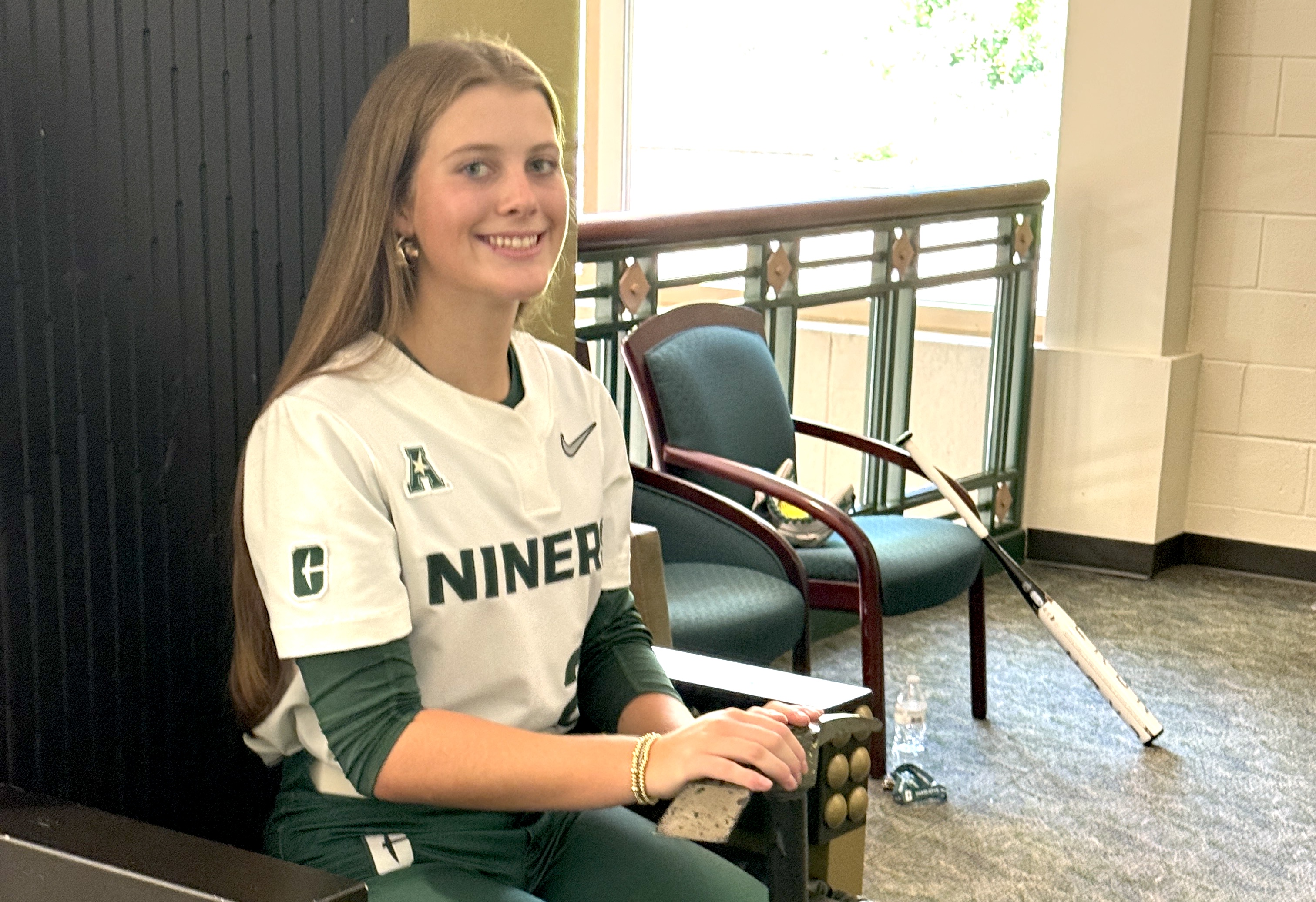 Holland Weisner on the UNC Charlotte's campus
