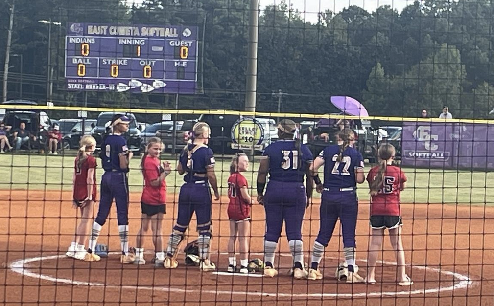 It was a record-breaking night Tuesday as East Coweta pitcher Jada Savage set the all-time state record for career strikeouts