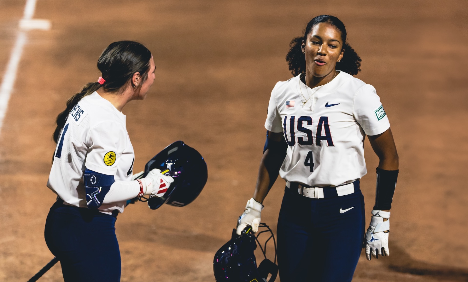 It wasn't easy but Team USA pulled out a nail-biter in a 5-4 win over Japan thanks to a huge day from Aspen Boulware (right)