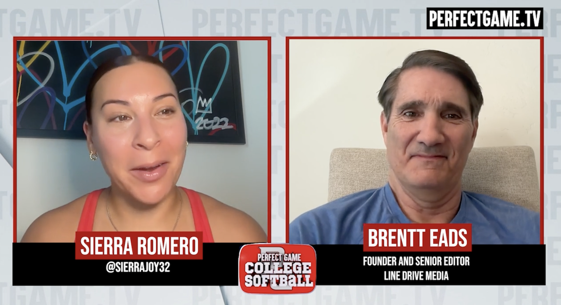 Brentt Eads & Sierra Romero on the Perfect Game College Softball show going live today