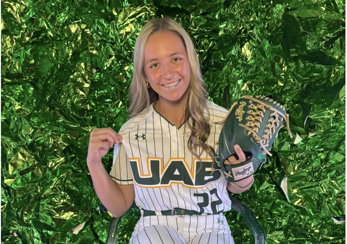 UAB-committed 2026 RHP:1B Georgia Chancellor, #24 in the 2026 Line Drive Hot 100, today's standout spotlight athlete from the Heart of Dixie. Photo provided by Georgia Chancellor.