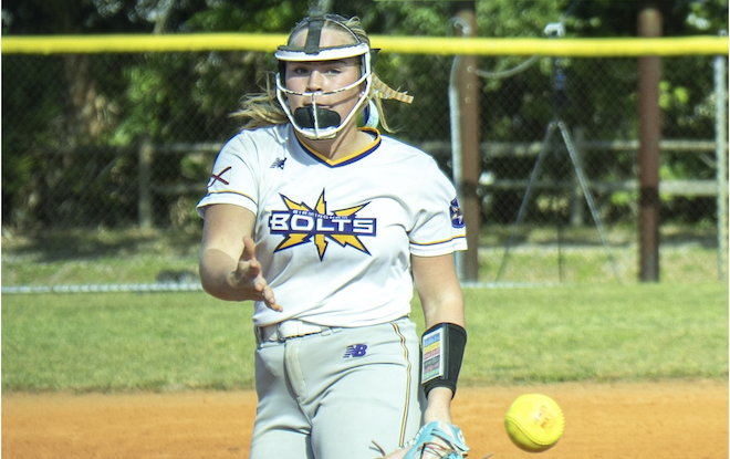 Kate Flanagan helped the Birmingham Thunderbolts - Whitaker team win the 14U title game thanks to her hitting and pitching