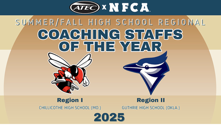 NFCA Summer Fall High School Regional Coaching Staffs of the Year 11.29.25