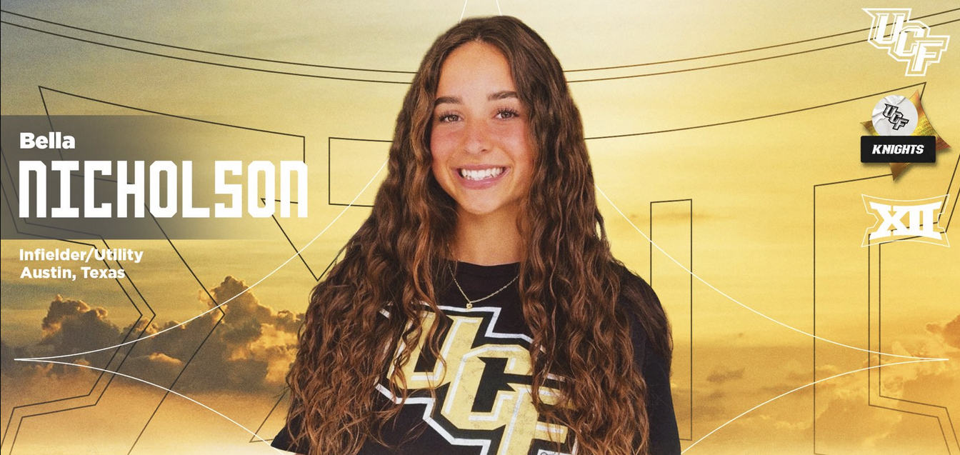 Bella Nicholson, a 2027 infielder with the Hotshots organization, is headed to Central Florida