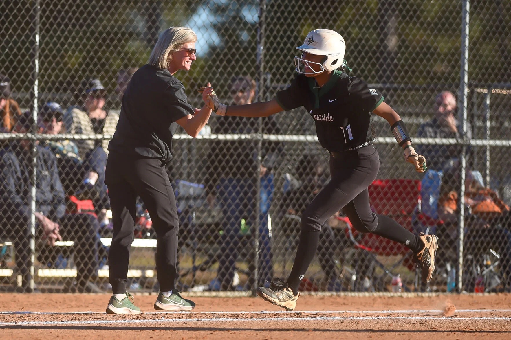 Jayah Johnson home run trot in the state championship game
