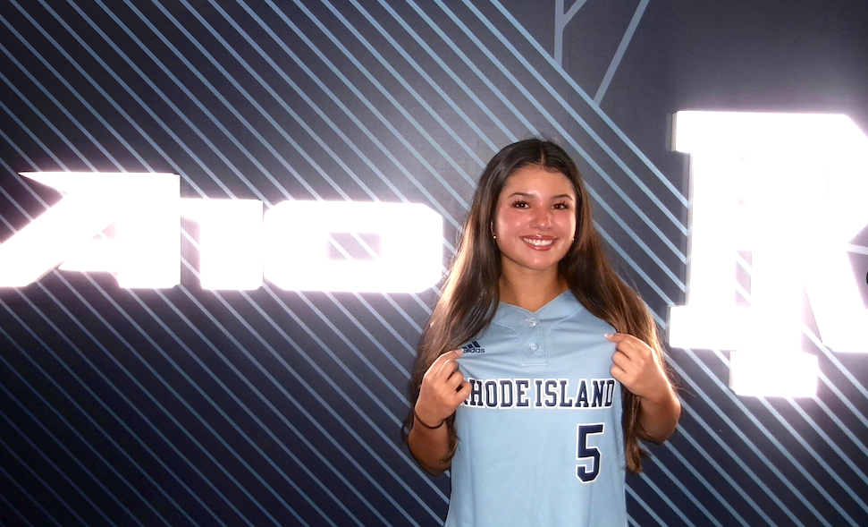 Lily Alvarez of the Rhode Island Thunder is staying at home to play for the Rhode Island Rams