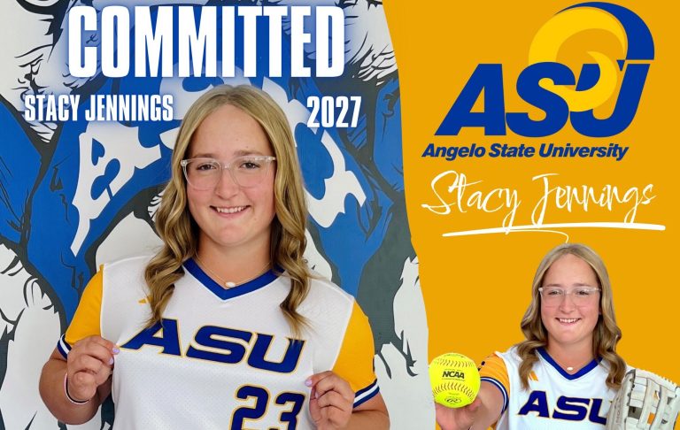 Stacy Jennings, a pitcher with Impact Gold NTX National, has committed to Agnelo State