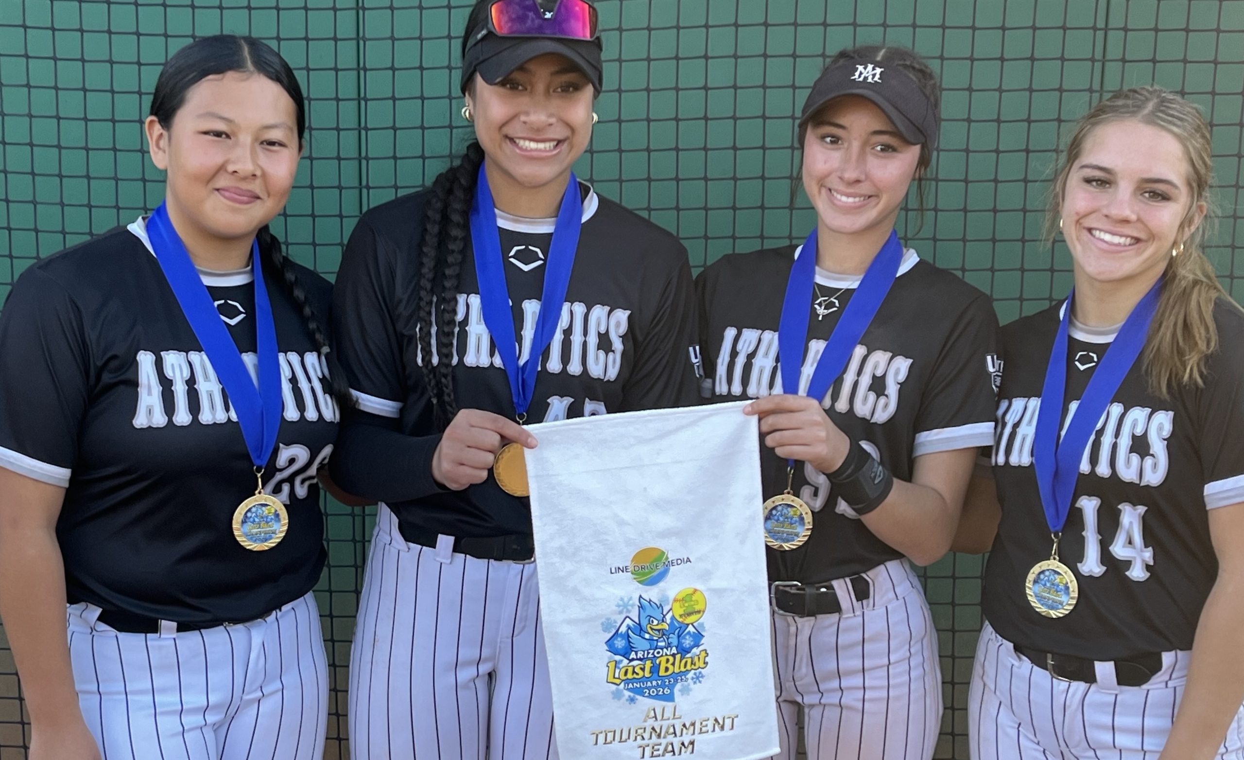All-Tournament Team 16U - Athletics Mercado - Hovermale:Tidd All-Tournaament selections - Audrey Iwai, Jae Eteaki, Kendra Nelsen and Ella Poulin GOOD!!!!!!