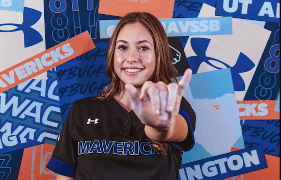 Georgia Briggs, a 2027 outfielder with American Freedom, has committed to UT Arlington
