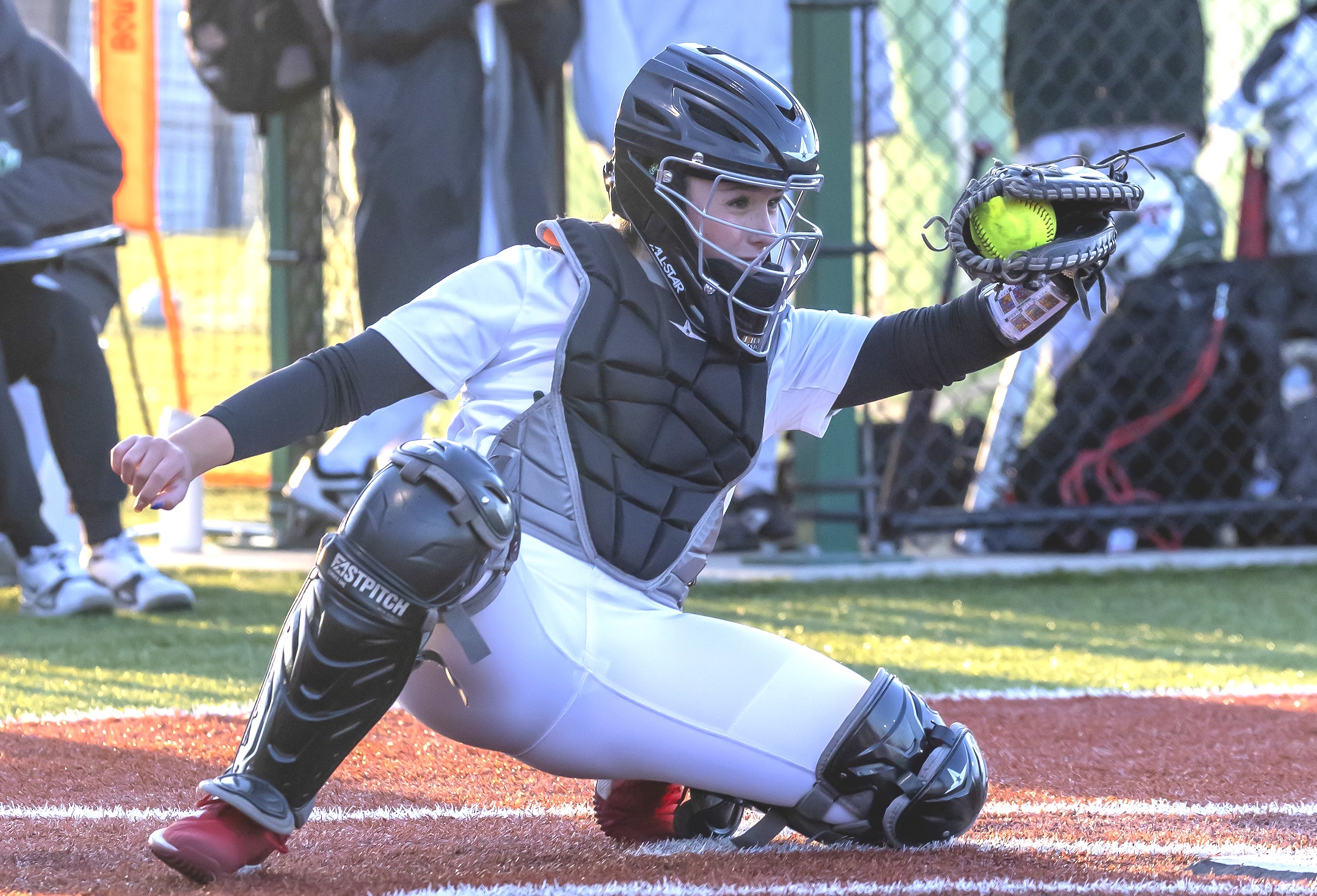 Robin Scarpace frames the pitch