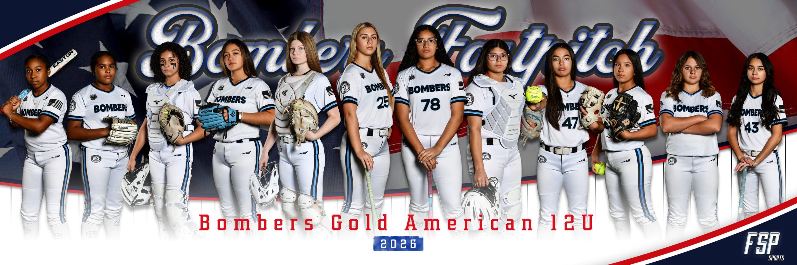 Bombers Gold American 12U tream photo GREAT