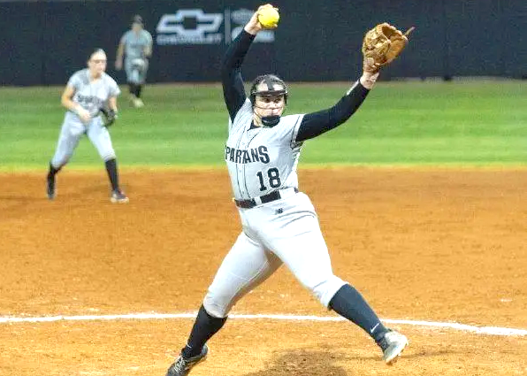 The only thing better than Layla Ogden's impressive pitching last year was her phenomal offensive numbers including 24 home runs and a state-best 75 RBIs