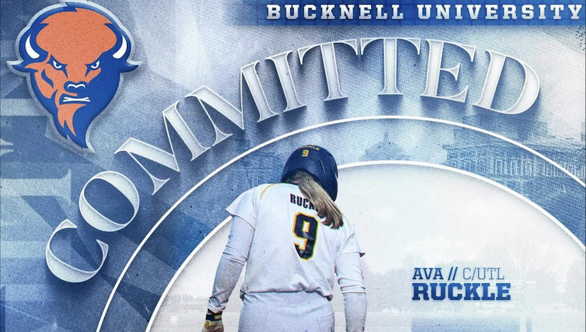 2027 outfielder Ava Ruckle is headed to Bucknell