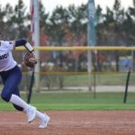 Cadence Jansen, Top 10 infielder in the Class of 2030, covers the infield for her Indiana Magic team.