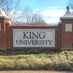 Ciara Babcock on the campus of King University in Bristol, Tenn.