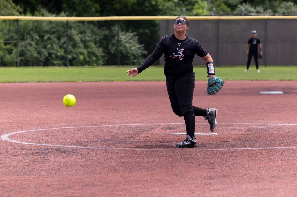 Layla L’Hommedieu is a shutdown pitcher as well as a dangerous hitter at the 12U age division.