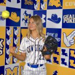 Mallory Carver is a 2027 catcher with Texas Bombers - Serie who has won four state titles playing for Calvary Baptist Academy in Shreveport, Louisiana