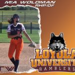 Mia Woldman, a 2027 pitcher from Palatine, Illinois, will stay in-state to play at Loyola - Chicago