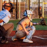 ACTION - 43 - Ellie Slaven behind the plate
