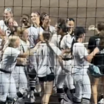 Aledo (Texas) High celebrates after defeating Texas defending state champion Melissa High this week