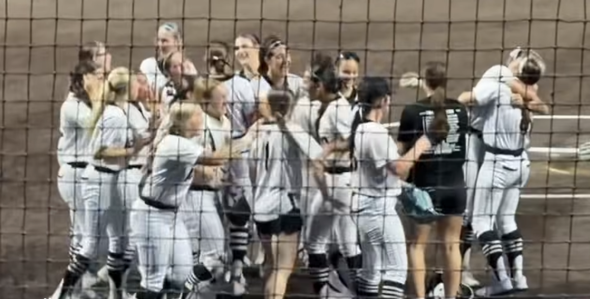 Aledo (Texas) High celebrates after defeating Texas defending state champion Melissa High this week
