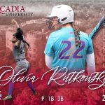 Junior pitcher and corner infielder Olivia Rutkowsky from North Burlington, NJ will play for Arcadia University, a DIII program in Glenside, Pennsylvania