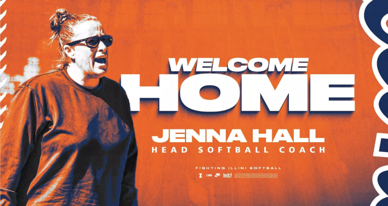 Former Illinois great Jenna Hall is returning to coach at her alma mater. Image - Illinois Softball