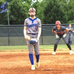 Peyton Travis pitching for Tuscarora (Leesburg, Va.) High... the 2028 grad is a strong candidate to be a 2026 Line Drive High School All-American