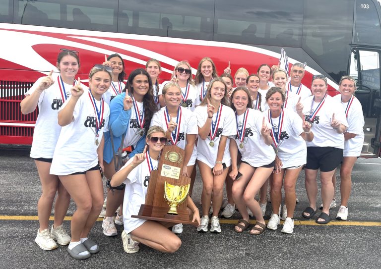 They're No. 1 alright! The South Warren High tam returns home to Bowling Green after winning the Kentucky State Championship last weekend