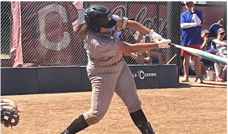 Charlize (Chuck) Masingale hit a huge three-run walk-off home run in a P5 Patriot Games 10-7 win that allowed her Athletics Mercado - Smith team to go on and win the 18u title