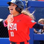 Jayda Coleman is one of the standouts competing for the USA Softball Women's National Team which opened up the event with a 12-0 win over Australia. All info & photos courtesy of USA Softball