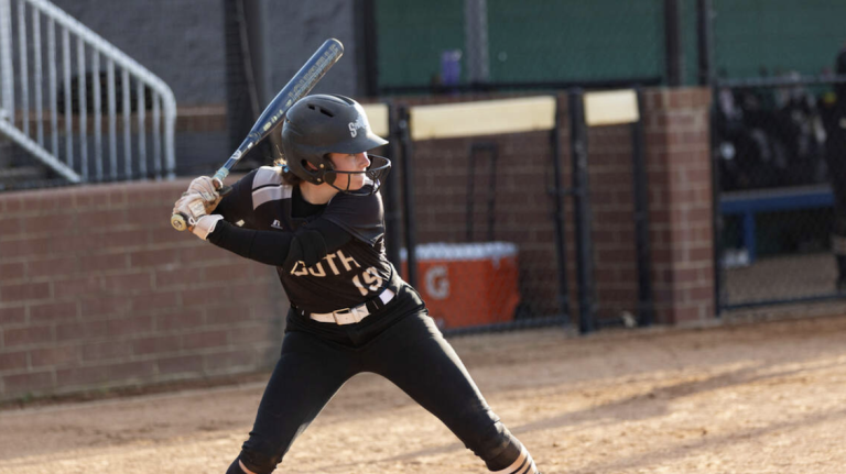 McLaine Hudson at the plate for South Warren High where she put up astronomical numbers this season to be named the Line Drive Media 2026 National High School Player of the Year