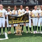 The Vipers – Kotula team after the game with their runners-up banner and trophies