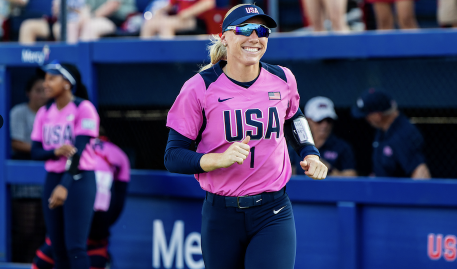 A lot for Skylar Wallace and her teammates to smile about for the two USA Softball teams on Friday