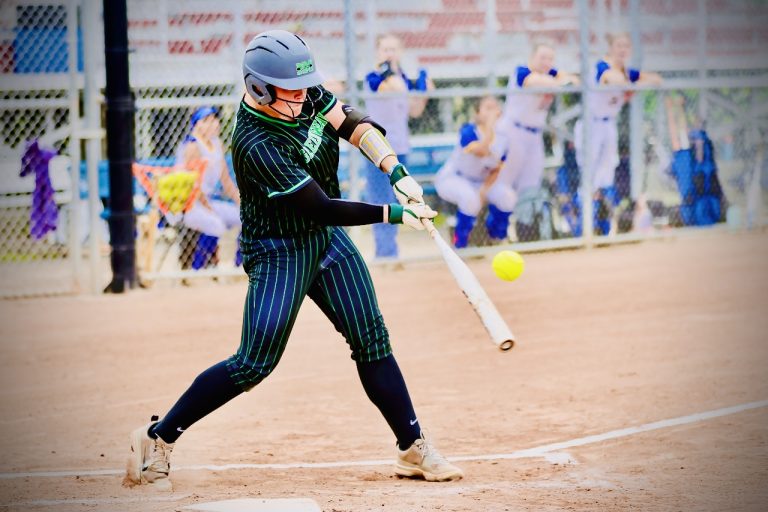 Cienna McNamara hitting 2