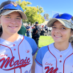 Lady Magic underclassmen Kate McCartney (left) and Caelyn Campos are two of the top 2028s in the country and should have a busy day on Tuesday talking being contacted by college coaches!
