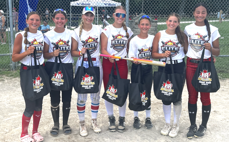 MVPs and metrics leaders at the Canadian Elite Softball Camp held August 4-6, 2026 in Ontario