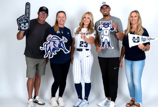 Nicole Specht, a talented 2027 outfielder with BSC Bengals - Briggs, has the support of her family and the Aggie coaches as she announced last Sunday she's committed to Utah State.jpg