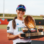 Sydney Romero of the Oklahoma City Spark was named the first-eve Rawlings Gold Glove Award