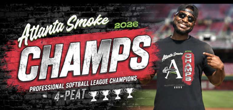 The Atlanta Smoke of the Pro Softball League (PSL) will play an exhibition on Sunday, Sept. 20 after a Cincinnati Reds home game. Photos courtesy of the Smoke organization