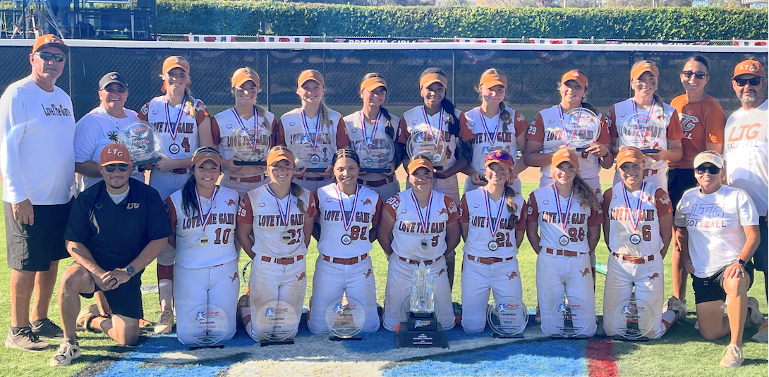 The LTG - Henderson:Beck team after winning the PGF 14U Premier National Championship on Sunday, August 2, 2026